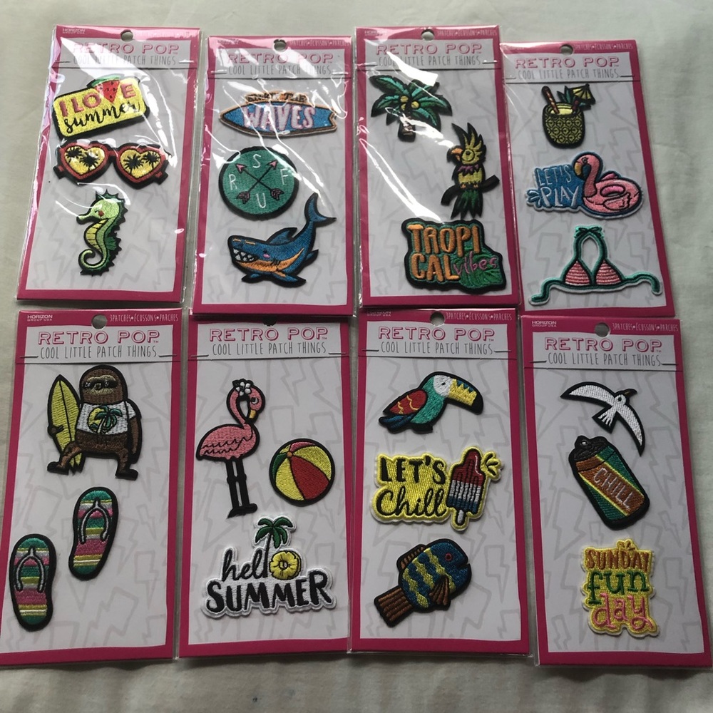 🤩🌸Retro Pop Cool Little Patch Things 🤩🌸